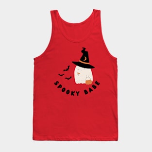 happy halloween spooky babe Tank Top